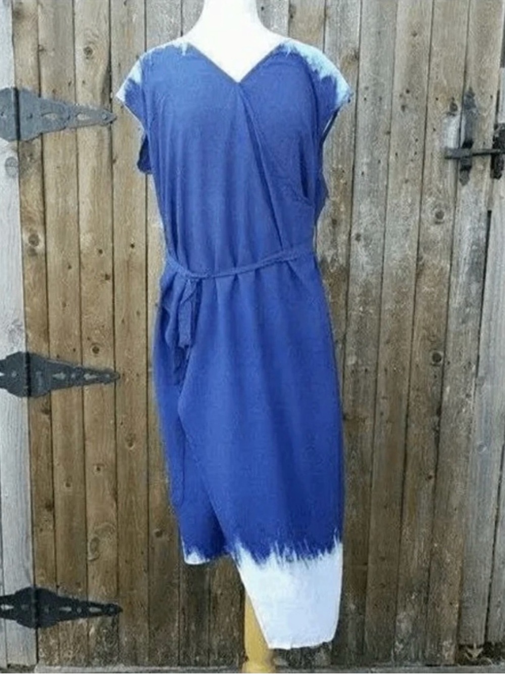 NWT Lane Bryant Size 18 Dress Faux Wrap Dip Dye